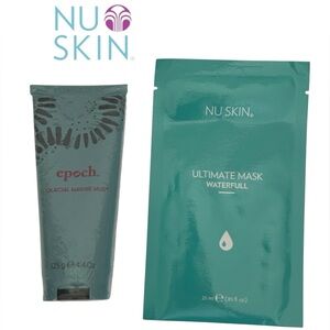 NU SKIN BUNDLE MARINE MUD MASK WATERFULL FACE MASK EPOCH NEW